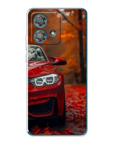 Чехол для Motorola Edge 40 Neo с картинкой «Осенняя BMW M4»