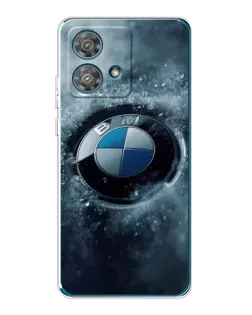 Чохол для Motorola Edge 40 Neo з картинкою «Логотип BMW — лід» Чохол для Motorola Edge 40 Neo з картинкою «Логотип BMW — лід»