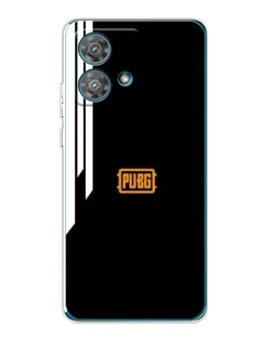 Чехол для Motorola Edge 40 Neo с картинкой «PUBG — вертикальные линии»