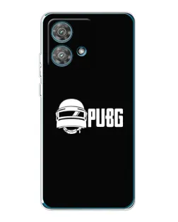 Чехол для Motorola Edge 40 Neo с картинкой «PUBG — классический лого»