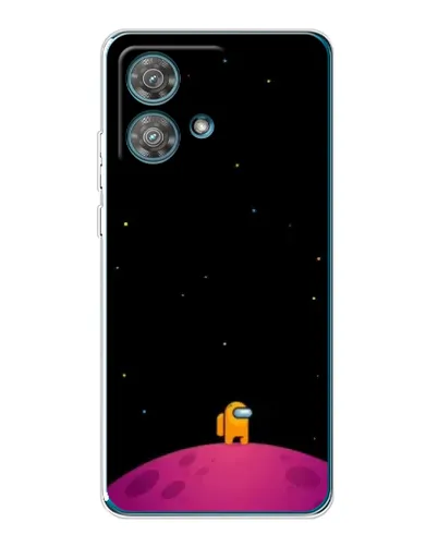 Чехол для Motorola Edge 40 Neo с картинкой «Одинокий герой на планете»