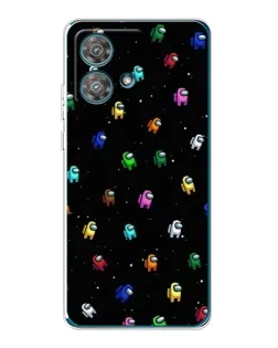Чехол для Motorola Edge 40 Neo с картинкой «Экипаж Among Us»