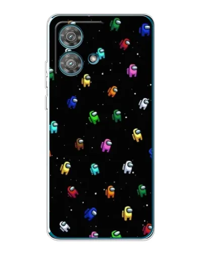 Чехол для Motorola Edge 40 Neo с картинкой «Экипаж Among Us»