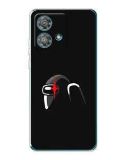 Чехол для Motorola Edge 40 Neo с картинкой «Among Us шлем»