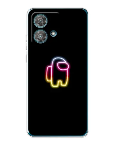 Чехол для Motorola Edge 40 Neo с картинкой «Among Us градиент»