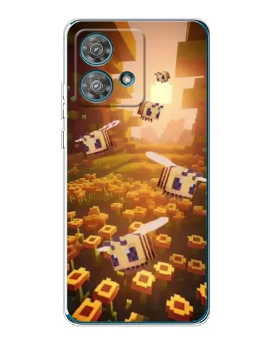 Чехол для Motorola Edge 40 Neo с картинкой «Поле подсолнухов»
