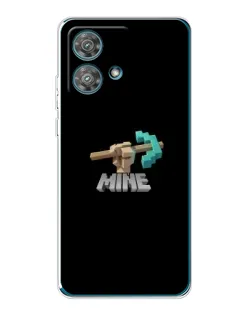 Чехол для Motorola Edge 40 Neo с картинкой «Алмазная кирка»