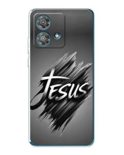 Чехол для Motorola Edge 40 Neo с картинкой «Надпись Jesus Graffiti» Чехол для Motorola Edge 40 Neo с картинкой «Надпись Jesus Graffiti»