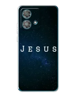 Чехол для Motorola Edge 40 Neo с картинкой «Звездное небо Jesus»