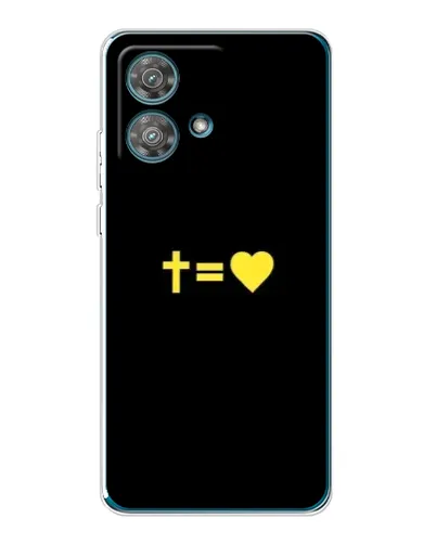 Чехол для Motorola Edge 40 Neo с картинкой «Сердце и Крест» Чехол для Motorola Edge 40 Neo с картинкой «Сердце и Крест»