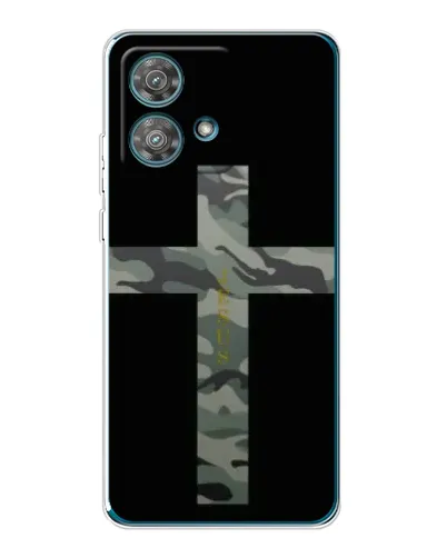 Чехол для Motorola Edge 40 Neo с картинкой «Милитари Крест» Чехол для Motorola Edge 40 Neo с картинкой «Милитари Крест»