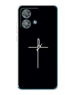 Чохол для Motorola Edge 40 Neo з картинкою «Тонкий хрест»