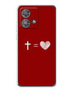 Чохол для Motorola Edge 40 Neo з картинкою «Рівняння любові»