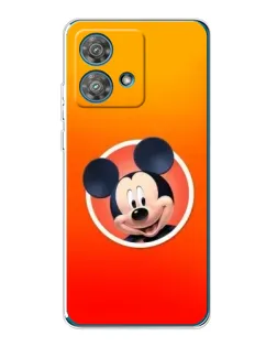 Чехол для Motorola Edge 40 Neo с картинкой «Mickey в круге»