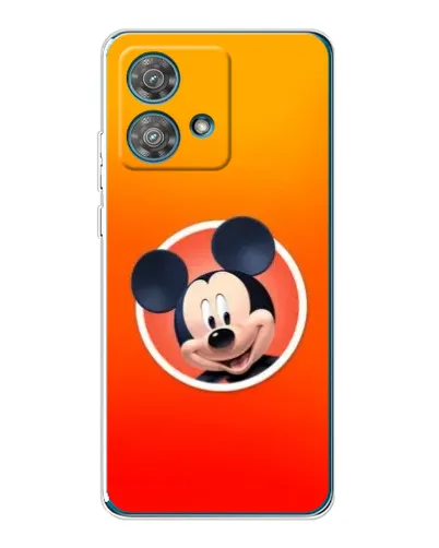 Чехол для Motorola Edge 40 Neo с картинкой «Mickey в круге»