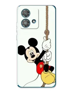 Чехол для Motorola Edge 40 Neo с картинкой «Mickey на канате»