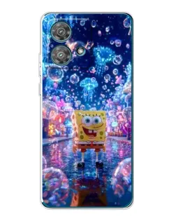 Чехол для Motorola Edge 40 Neo с картинкой «Неоновый океан»