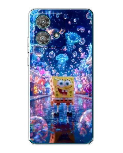 Чехол для Motorola Edge 40 Neo с картинкой «Неоновый океан»