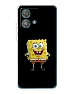 Чехол для Motorola Edge 40 Neo с картинкой «Классический Губка Боб»