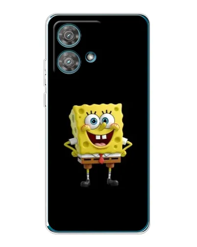 Чехол для Motorola Edge 40 Neo с картинкой «Классический Губка Боб»