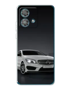 Чохол для Motorola Edge 40 Neo з картинкою «Mercedes AMG GT Silver»