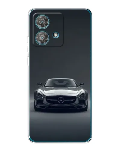 Чехол для Motorola Edge 40 Neo с картинкой «Mercedes на черном» Чехол для Motorola Edge 40 Neo с картинкой «Mercedes на черном»
