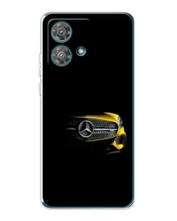 Чехол для Motorola Edge 40 Neo с картинкой «Mercedes — ретро стиль»