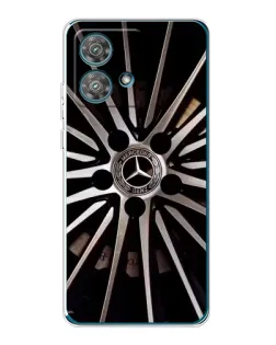Чехол для Motorola Edge 40 Neo с картинкой «Диск Mercedes»