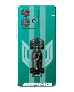 Чехол для Motorola Edge 40 Neo с картинкой «Mercedes AMG Petronas»