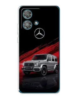 Чехол для Motorola Edge 40 Neo с картинкой «Mercedes G-Class красный»
