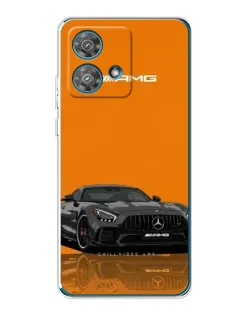 Чехол для Motorola Edge 40 Neo с картинкой «Оранжевый Mercedes AMG»