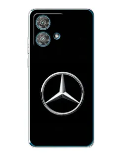 Чехол для Motorola Edge 40 Neo с картинкой «Mercedes классический лого»