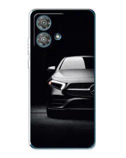 Чехол для Motorola Edge 40 Neo с картинкой «Свет фар Mercedes»