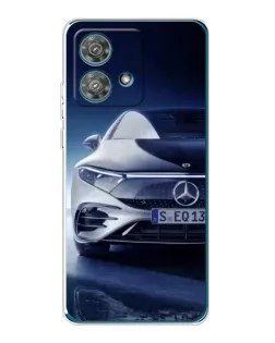 Чехол для Motorola Edge 40 Neo с картинкой «Mercedes EQ — будущее»