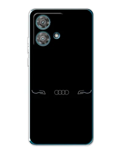 Чехол для Motorola Edge 40 Neo с картинкой «Audi — световой подпись»