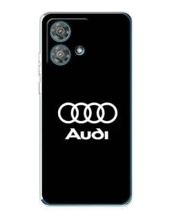 Чехол для Motorola Edge 40 Neo с картинкой «Классическое лого Audi»