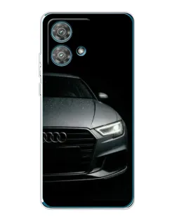 Чехол для Motorola Edge 40 Neo с картинкой «Audi — детализация кузова»