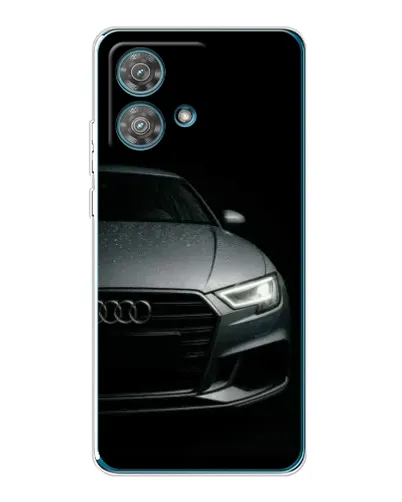 Чехол для Motorola Edge 40 Neo с картинкой «Audi — детализация кузова»