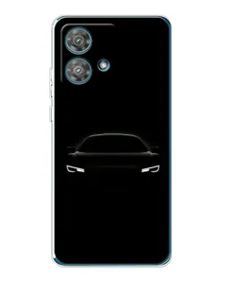 Чехол для Motorola Edge 40 Neo с картинкой «Взгляд Audi в темноте»
