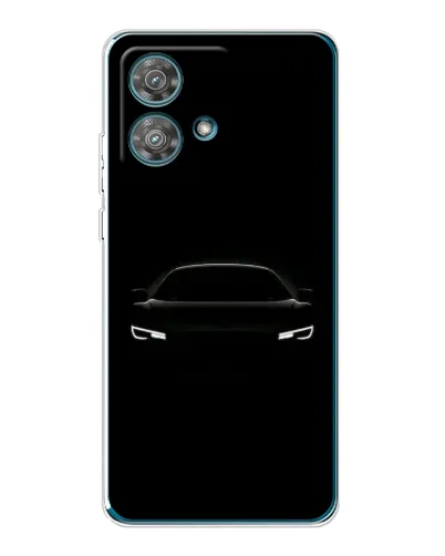 Чехол для Motorola Edge 40 Neo с картинкой «Взгляд Audi в темноте»