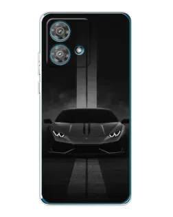 Чехол для Motorola Edge 40 Neo с картинкой «Lamborghini симметрия дорог»