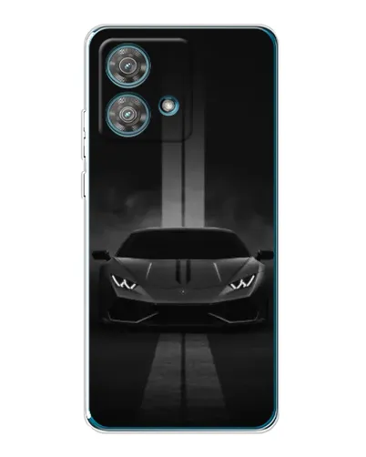 Чехол для Motorola Edge 40 Neo с картинкой «Lamborghini симметрия дорог»