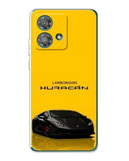 Чехол для Motorola Edge 40 Neo с картинкой «Lamborghini Huracan черный»