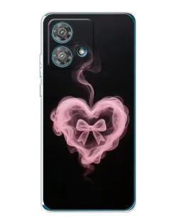 Чехол для Motorola Edge 40 Neo с картинкой «Дымчатое сердце» Чехол для Motorola Edge 40 Neo с картинкой «Дымчатое сердце»