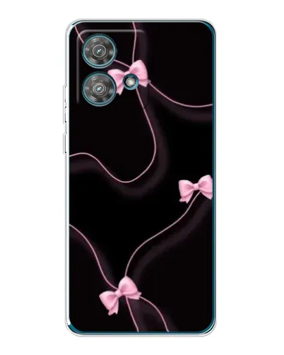 Чехол для Motorola Edge 40 Neo с картинкой «Розовые ленты» Чехол для Motorola Edge 40 Neo с картинкой «Розовые ленты»