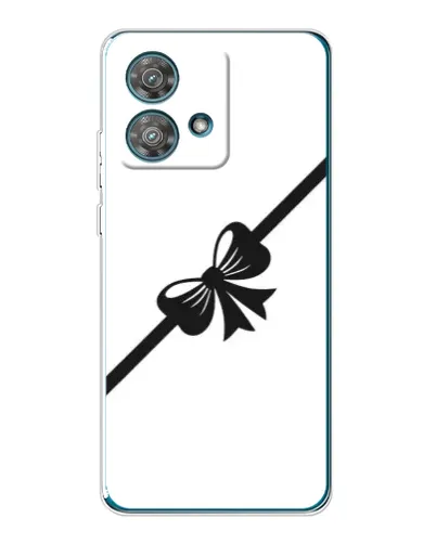 Чехол для Motorola Edge 40 Neo с картинкой «Диагональный бант» Чехол для Motorola Edge 40 Neo с картинкой «Диагональный бант»