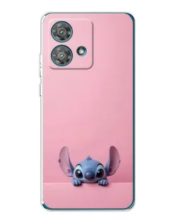 Чехол для Motorola Edge 40 Neo с картинкой «Stitch выглядывает» Чехол для Motorola Edge 40 Neo с картинкой «Stitch выглядывает»