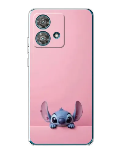 Чехол для Motorola Edge 40 Neo с картинкой «Stitch выглядывает» Чехол для Motorola Edge 40 Neo с картинкой «Stitch выглядывает»