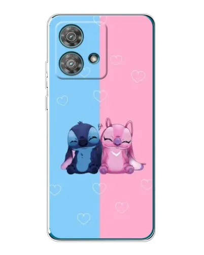 Чехол для Motorola Edge 40 Neo с картинкой «Stitch и Angel Love» Чехол для Motorola Edge 40 Neo с картинкой «Stitch и Angel Love»