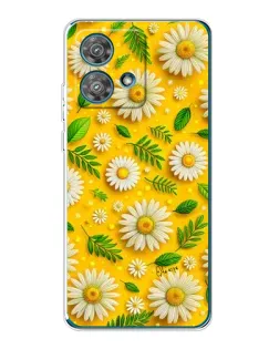 Чехол для Motorola Edge 40 Neo с картинкой «Ромашковое солнце»
